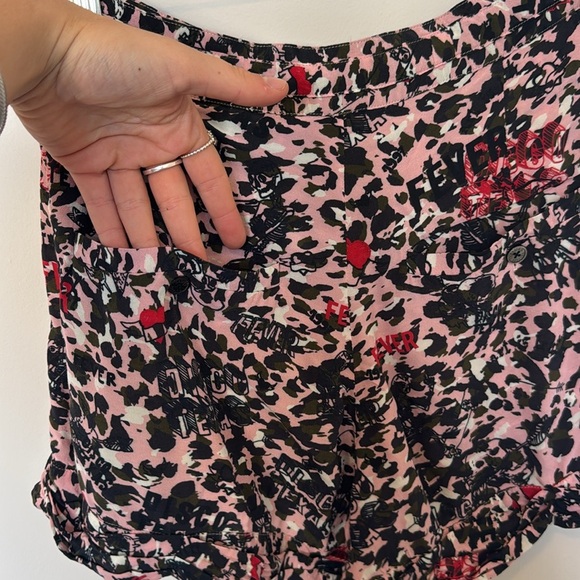 Zadig & Voltaire Pink Sing Leo Ohtake Shorts - EU34 / US 2 - Picture 8 of 8